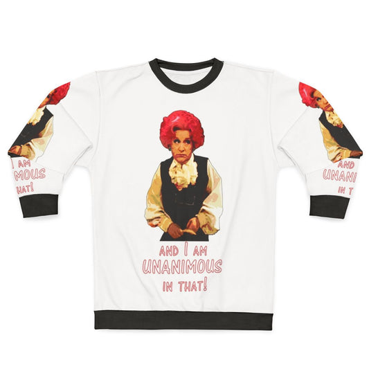 Unanimous gay interest sweatshirt with Are You Being Served inspired design