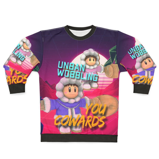 Unban Wobbling Ice Climbers Gaming Sweatshirt
