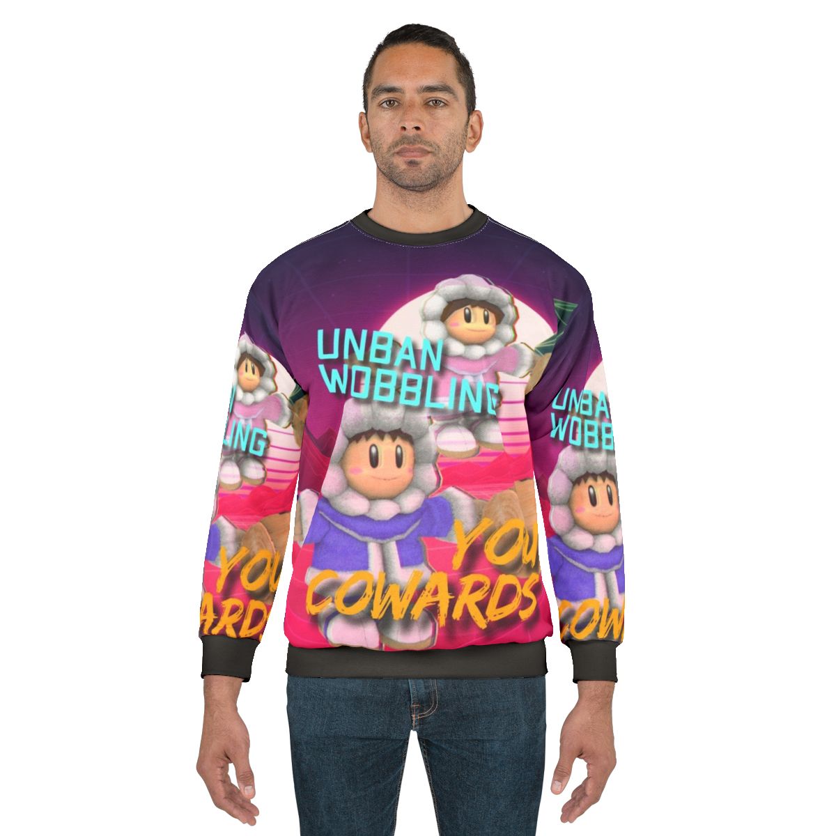 Unban Wobbling Ice Climbers Gaming Sweatshirt