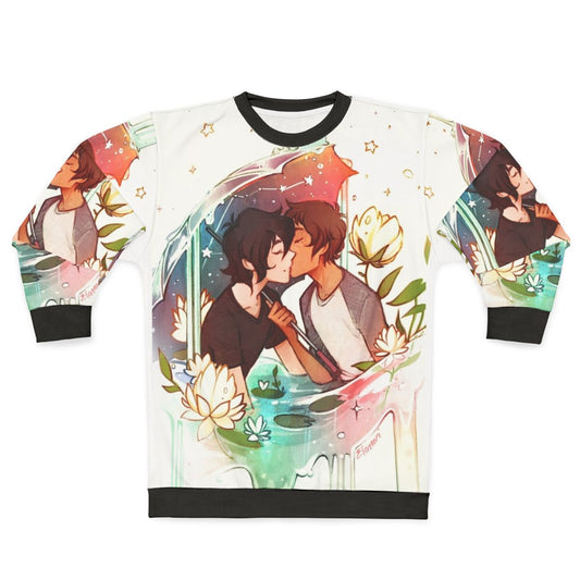 Under the Stars Sweatshirt featuring a galaxy design