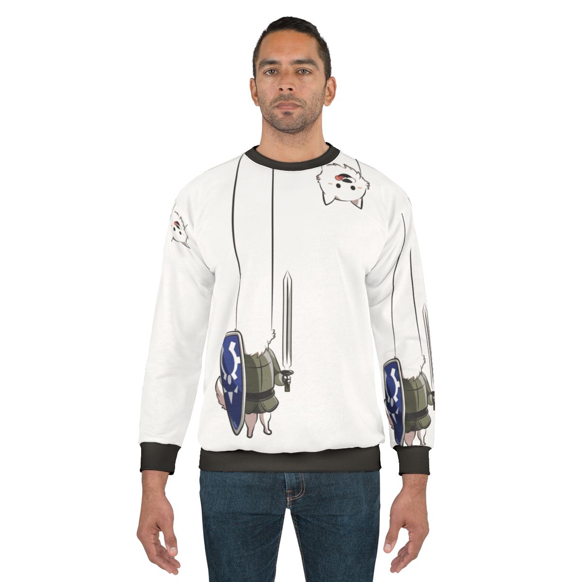 Undertale Lesser Dog Kawaii Pixel Art Sweatshirt