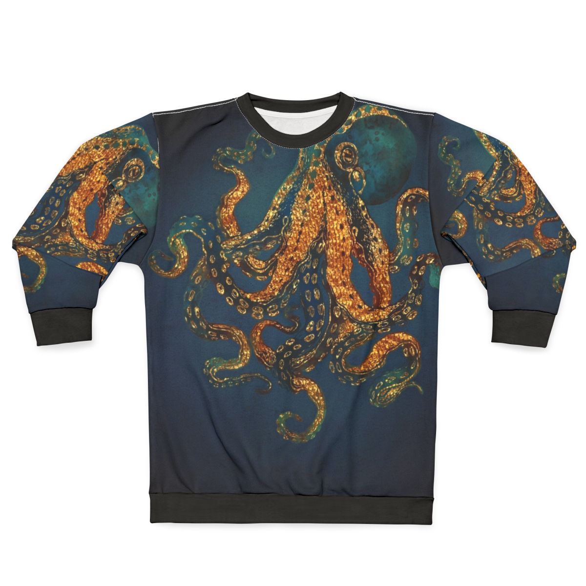 Underwater Dream Sweatshirt featuring a contemporary, abstract water and octopus design