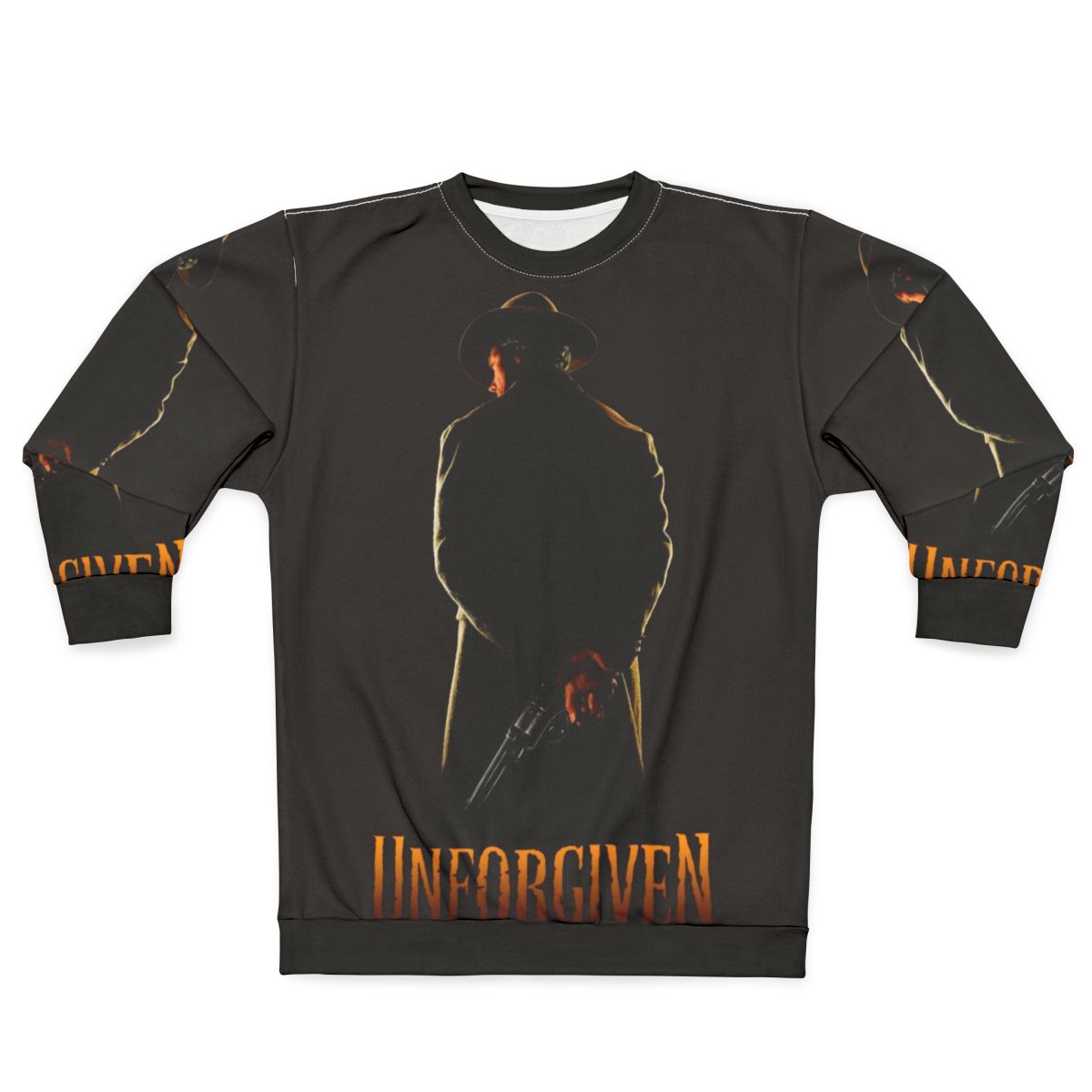 Unforgiven Sweatshirt featuring classic western movie imagery