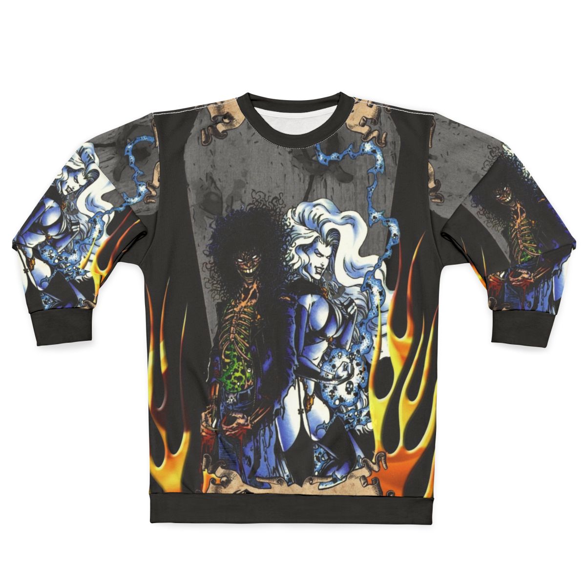 Unhappily Ever After' Lady Death and Evil Ernie Gothic Sweatshirt
