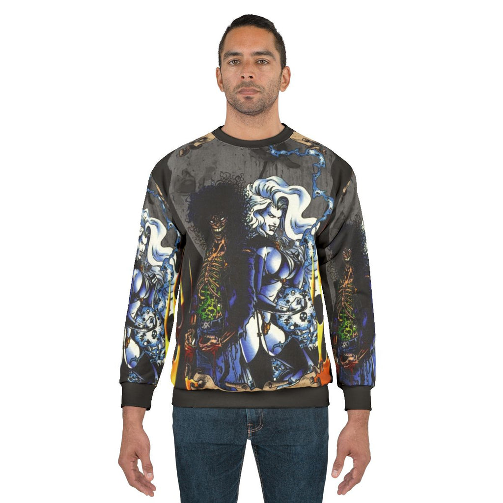 Unhappily Ever After' Lady Death and Evil Ernie Gothic Sweatshirt