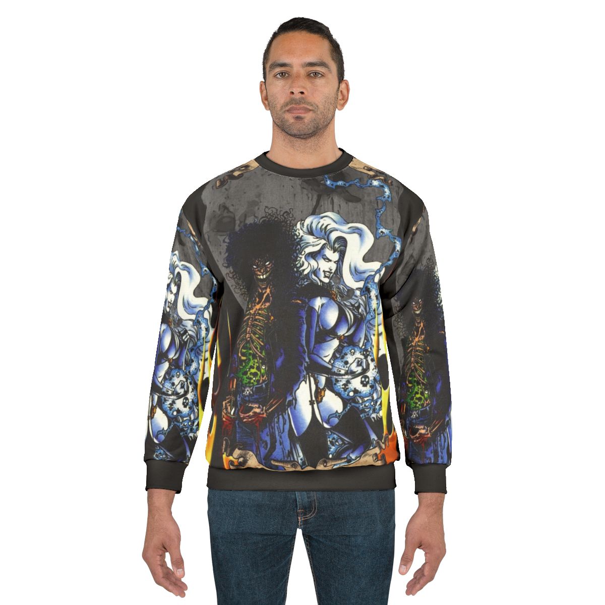 Unhappily Ever After' Lady Death and Evil Ernie Gothic Sweatshirt