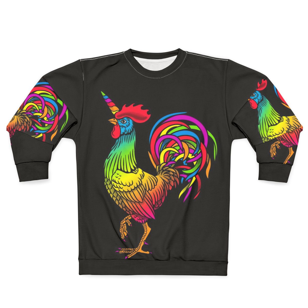 Unicorn Chicken Sweatshirt with Funny Animal Design for Kids