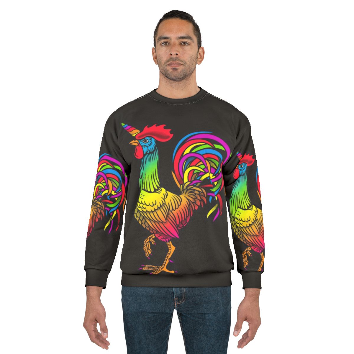 Unicorn Chicken Sweatshirt with Funny Animal Design for Kids