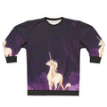Unicorn in a lilac forest fantasy sweatshirt