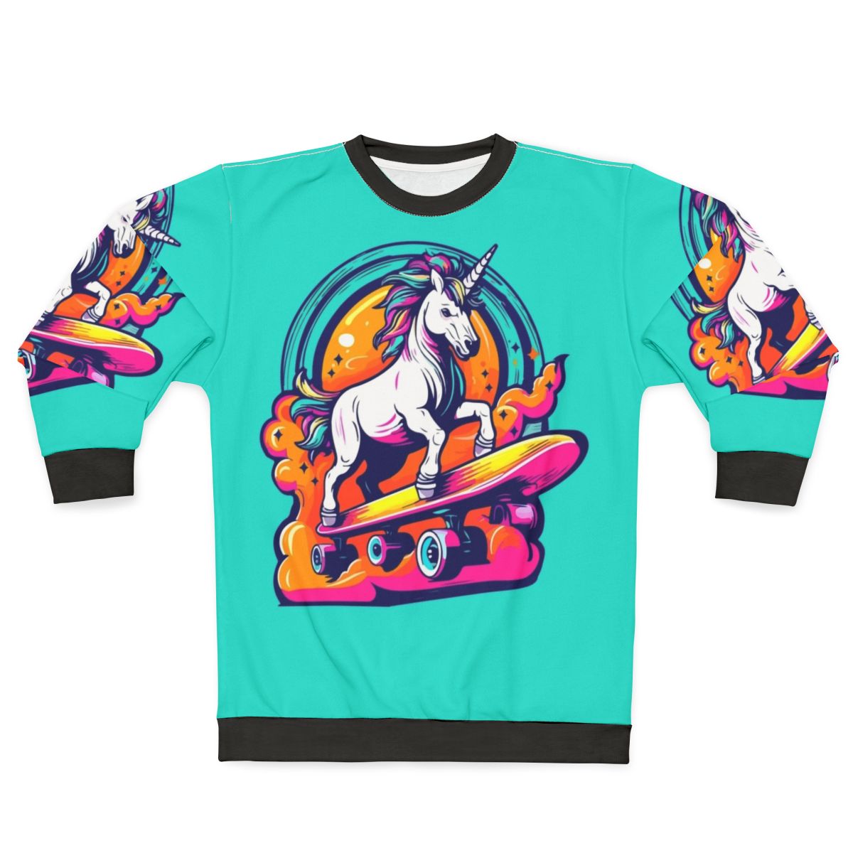 Unicorn Squad Sweatshirt with Cute Pink Design