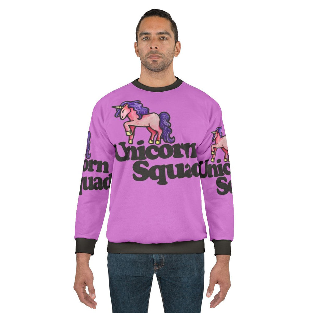 Unicorn Squad Sweatshirt with Cute Pink Design