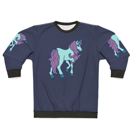 Adorable pink unicorn sweatshirt with cute unicorn design