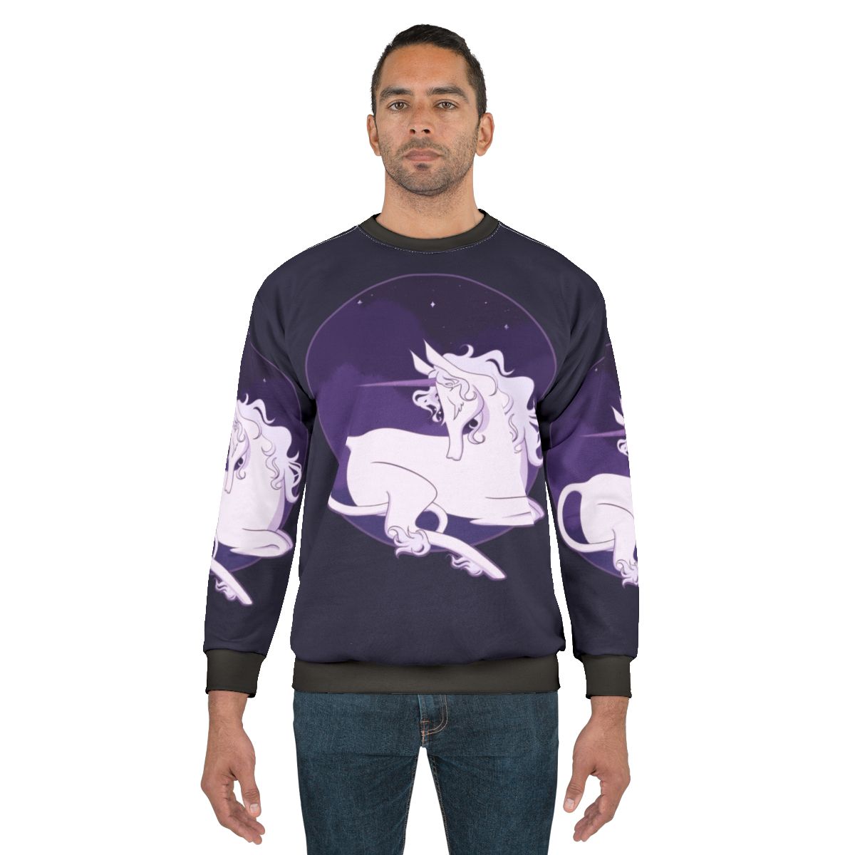 Unicorn Tears Sweatshirt with a dreamy, magical galaxy design