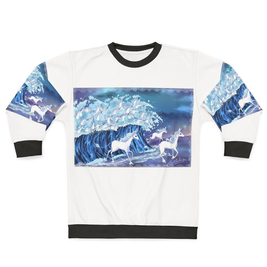Unicorns in the Sea Fantasy Sweatshirt