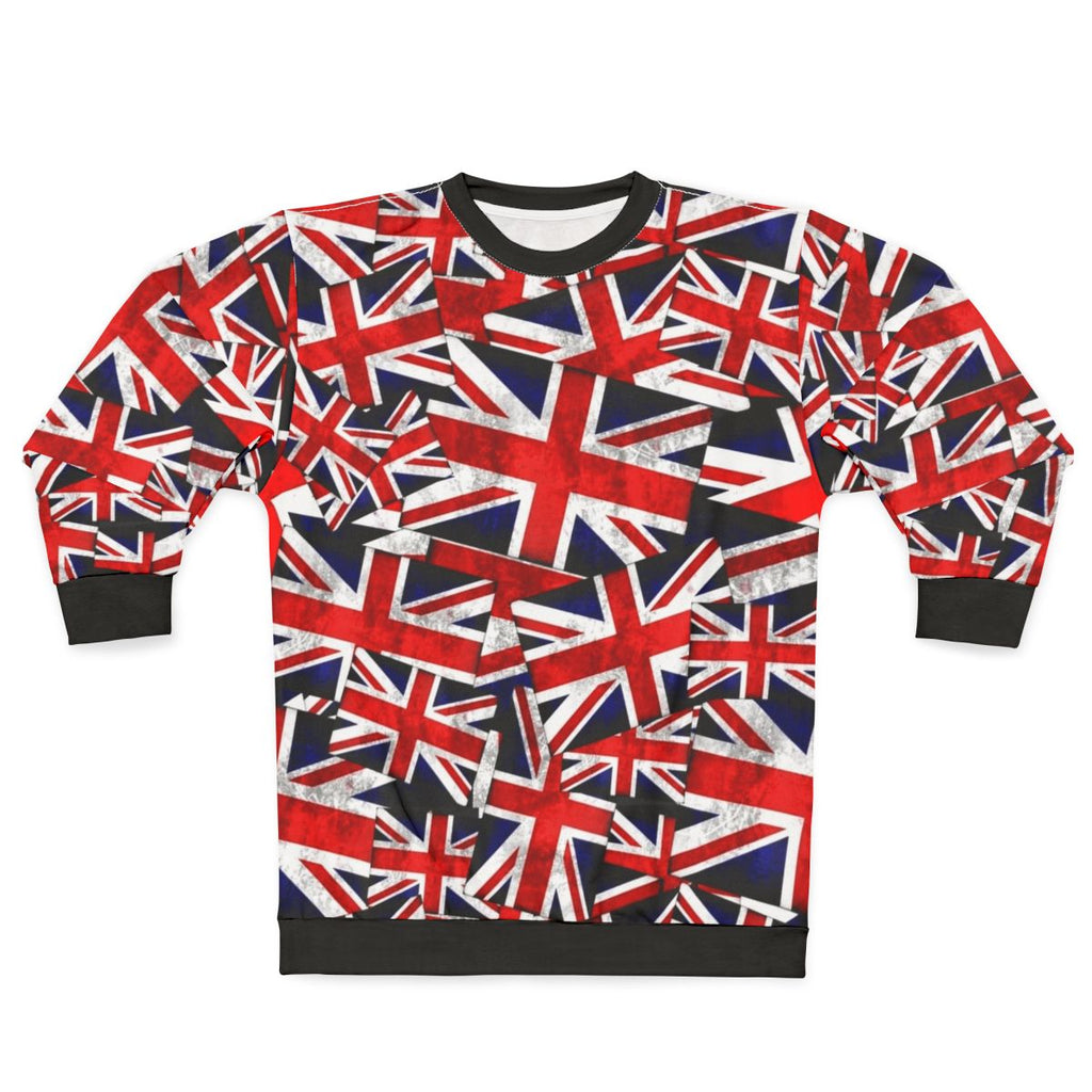 Patriotic Union Jack British England UK Flag Sweatshirt