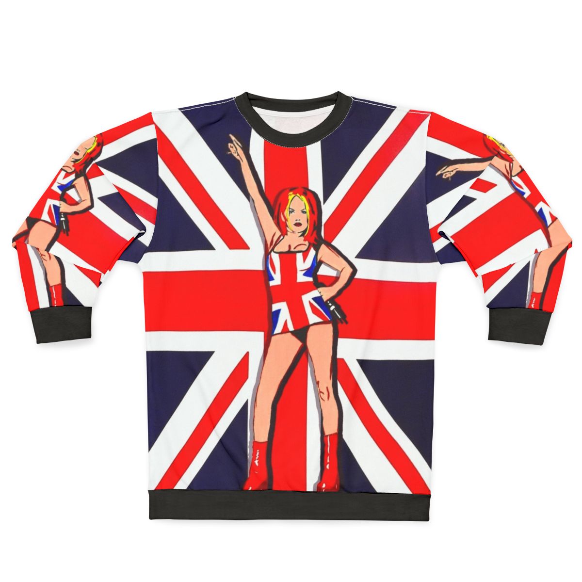 Union Jack sweatshirt with British flag design