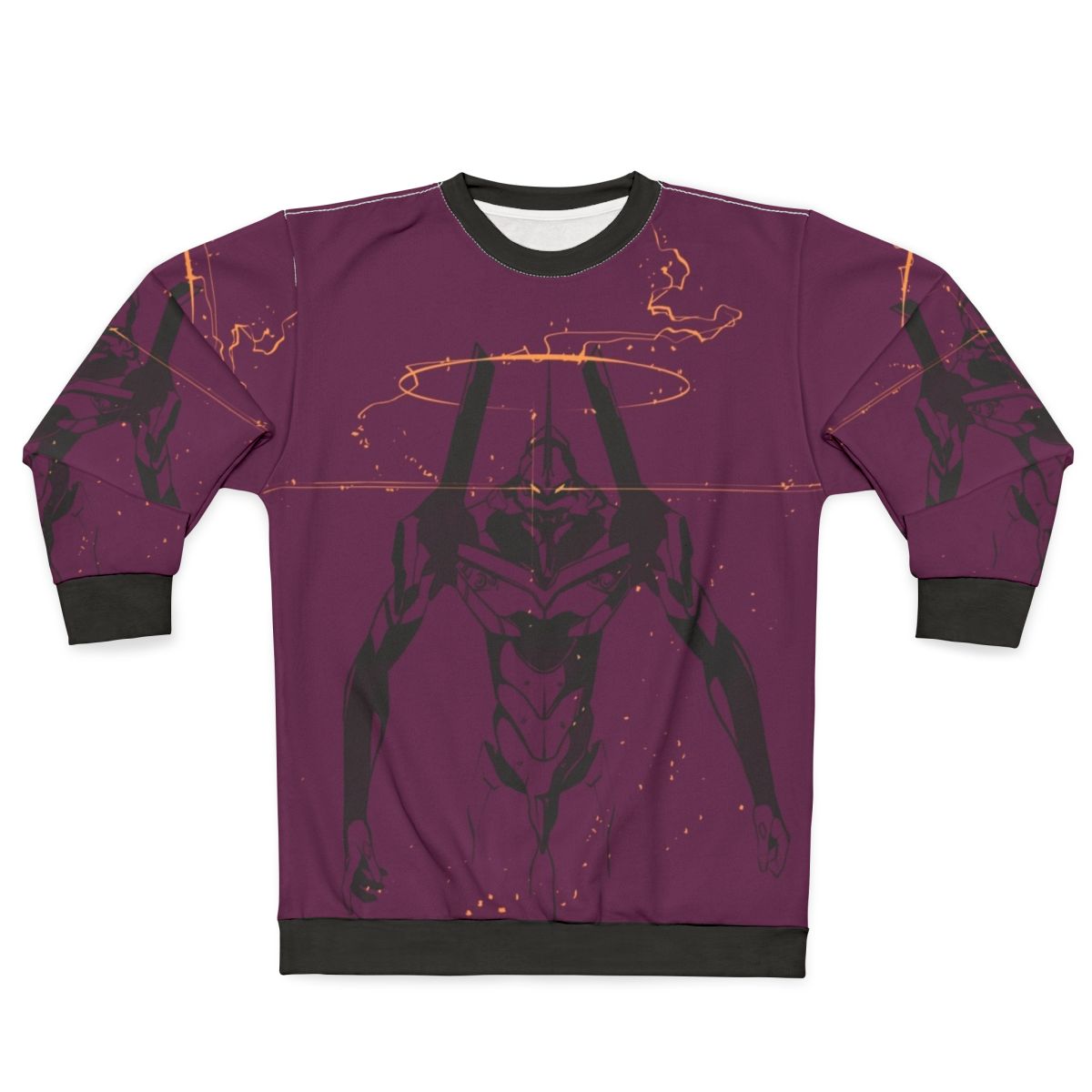 Evangelion Unit 01 Sweatshirt featuring the iconic mech design from Neon Genesis Evangelion