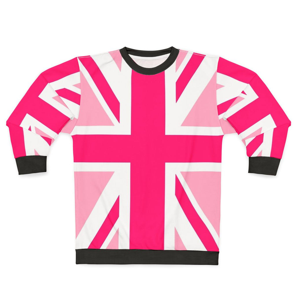 United Kingdom Union Jack Pink Sweatshirt