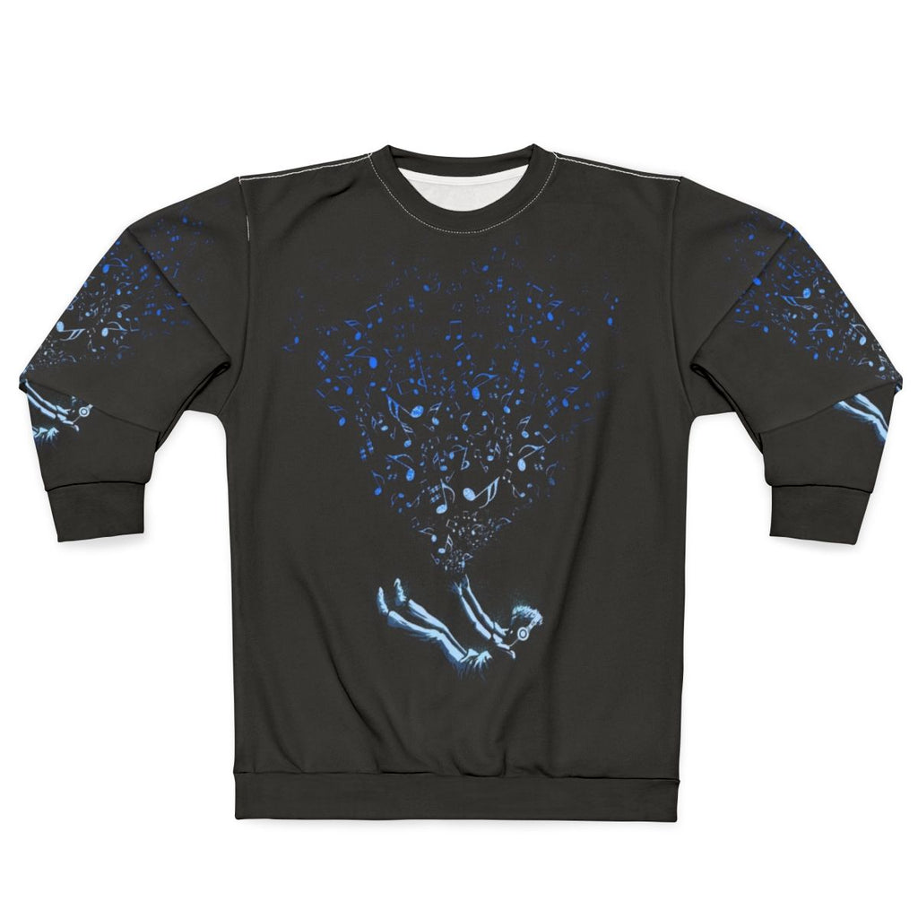 Cosmic Sound Sweatshirt with Music Inspired Design