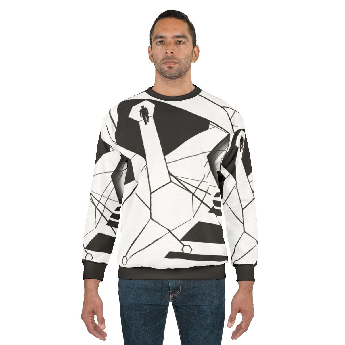 Universus Sweatshirt with cosmic, mysterious, space-themed design