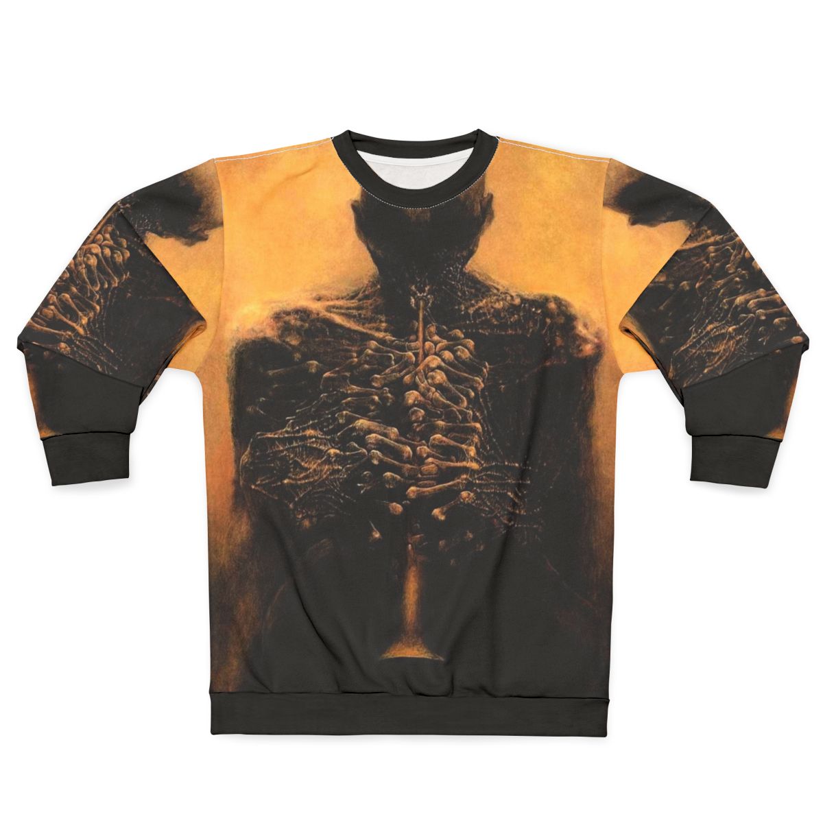 Zdzisław Beksiński inspired musician surrealist art sweatshirt
