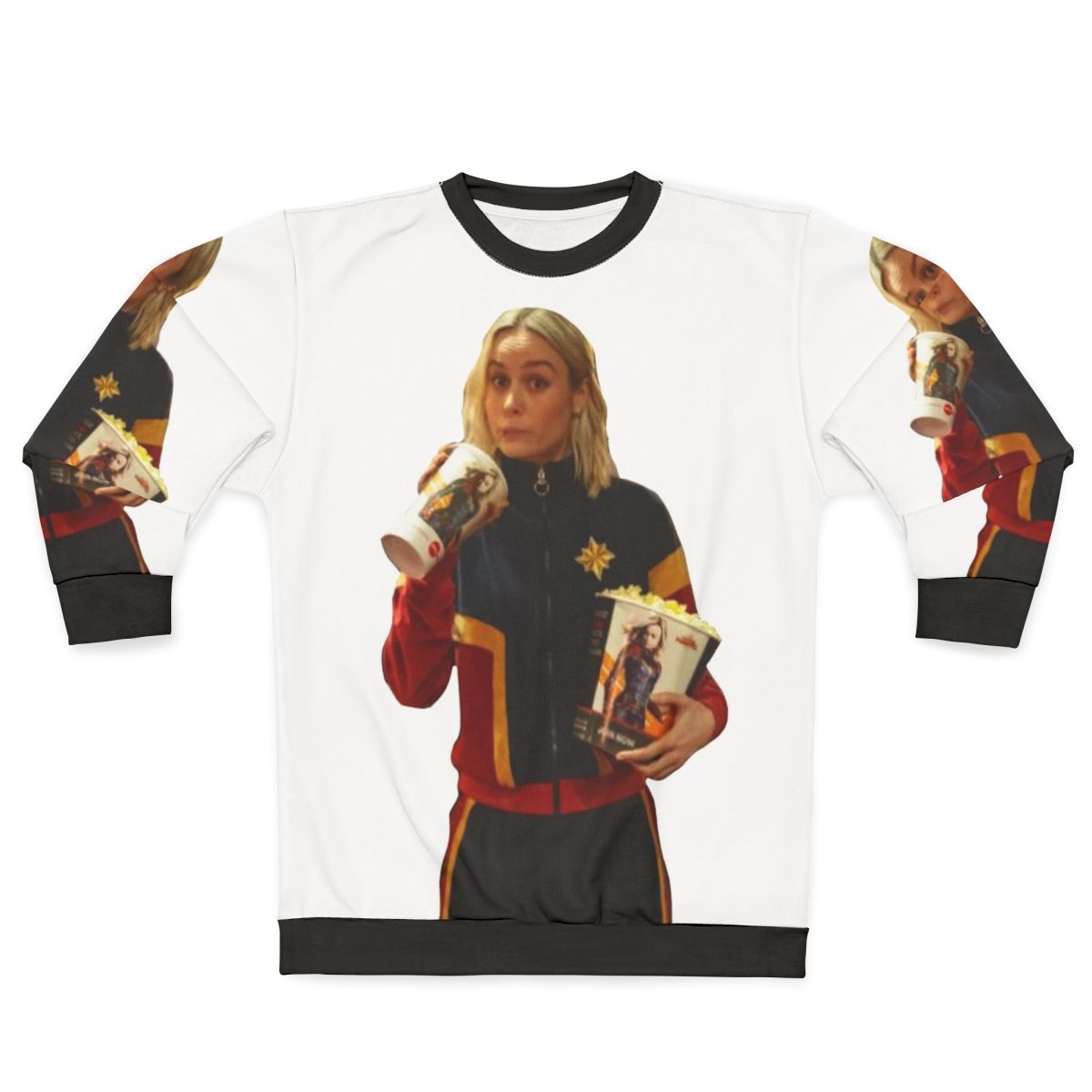 Brie Larson Captain Marvel Avengers Superhero Sweatshirt