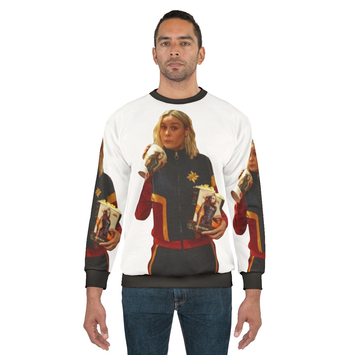 Brie Larson Captain Marvel Avengers Superhero Sweatshirt
