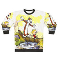 Cartoon Sweatshirt featuring Calvin and Hobbes characters