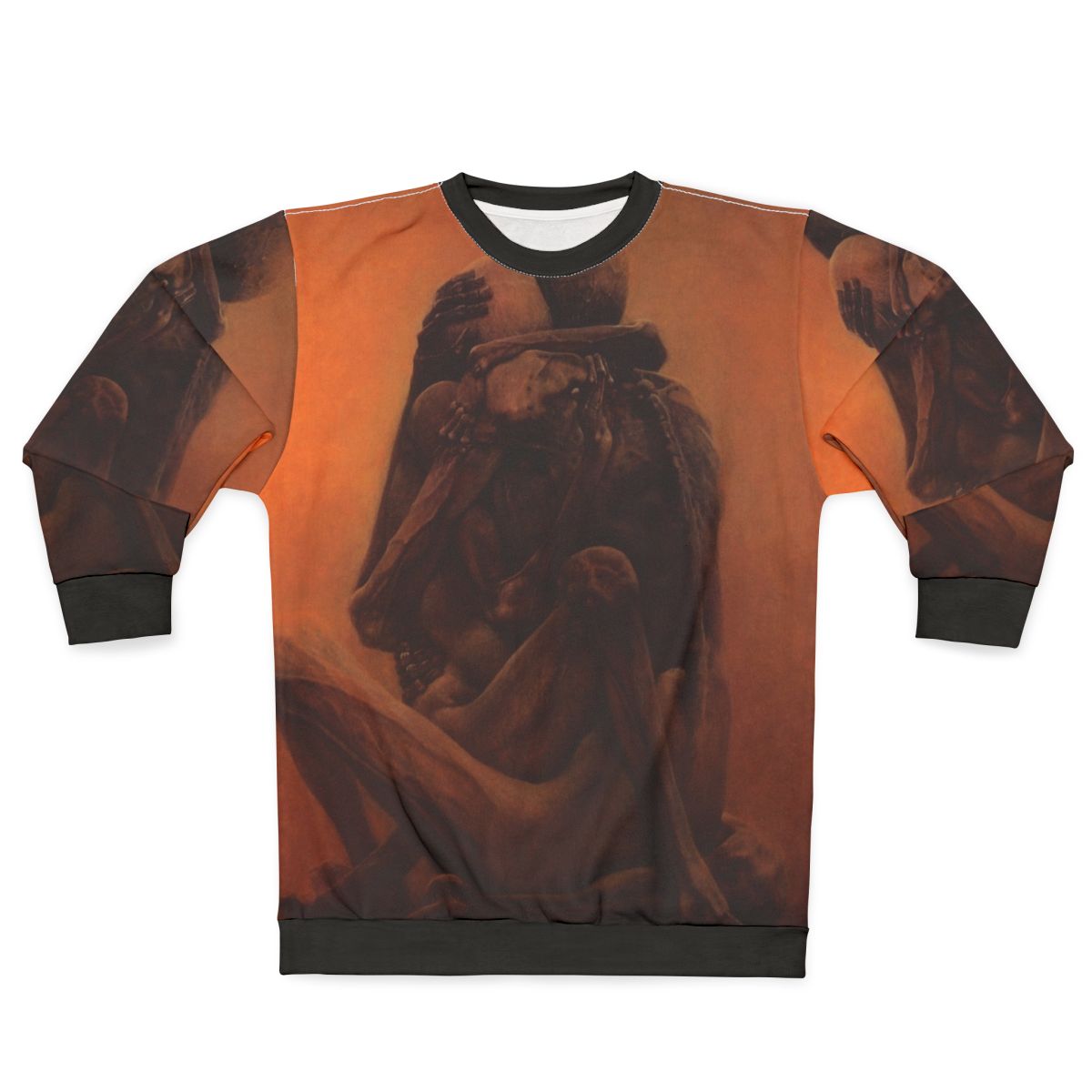 The Lovers by Zdzisław Beksiński Sweatshirt