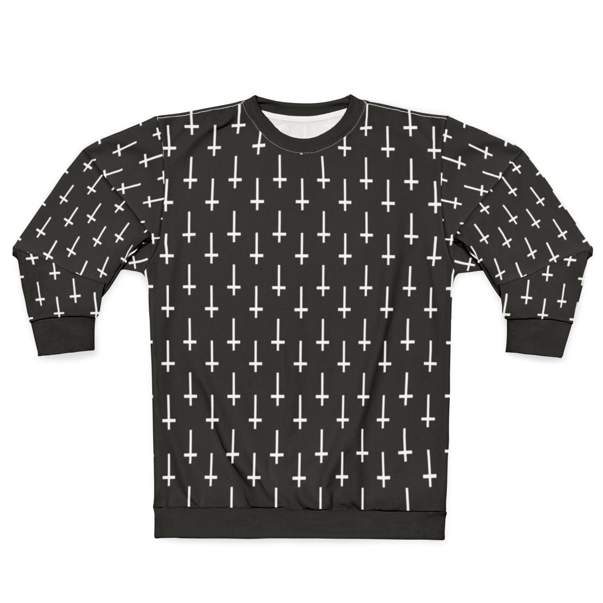 Upside Down Cross Gothic Sweatshirt