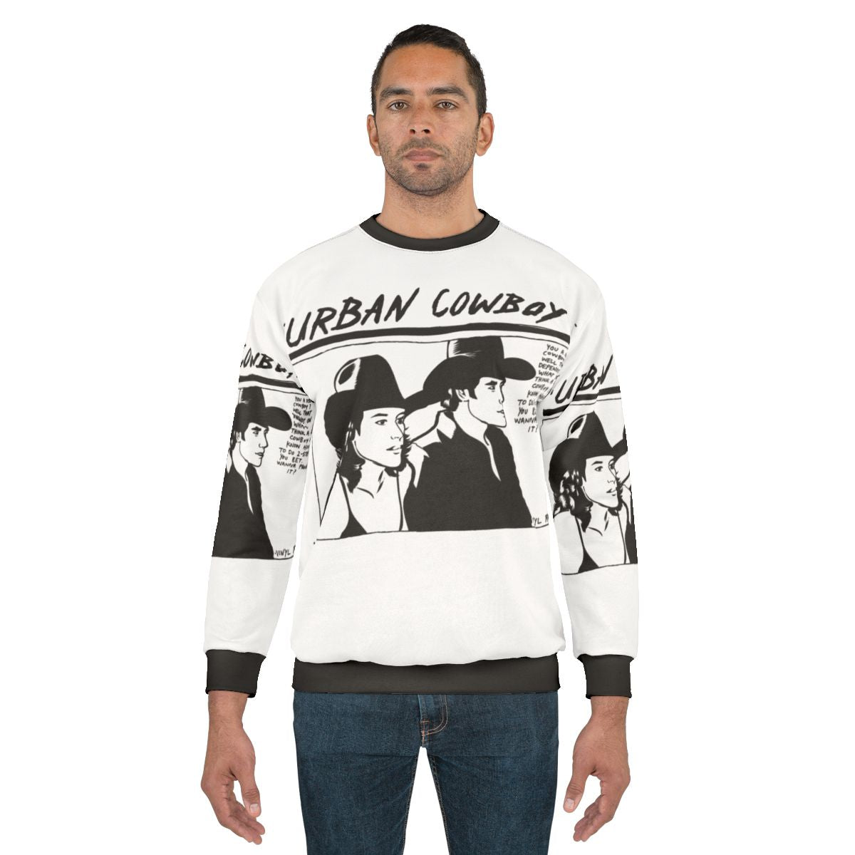 Urban Cowboy Sweatshirt with western design