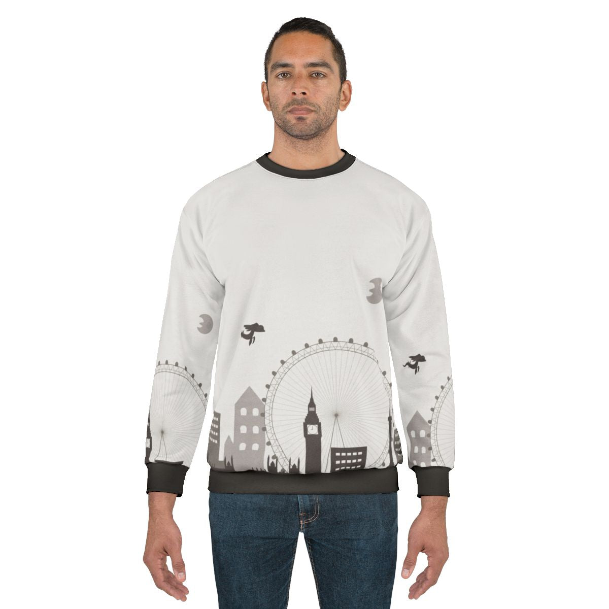 Urban Smog Inspired Greyscale Sweatshirt