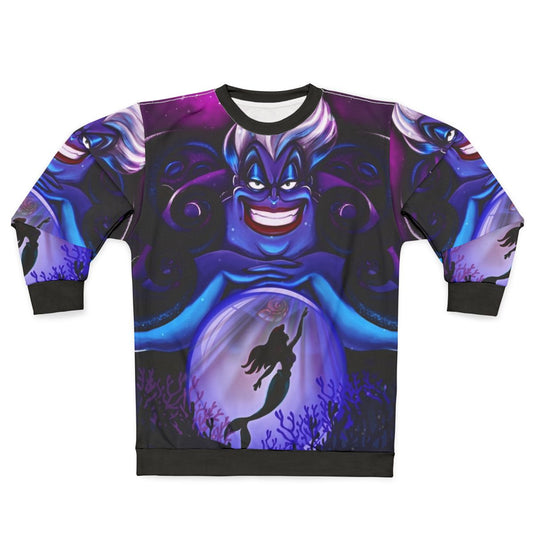 Ursula the Sea Witch from The Little Mermaid on a sweatshirt