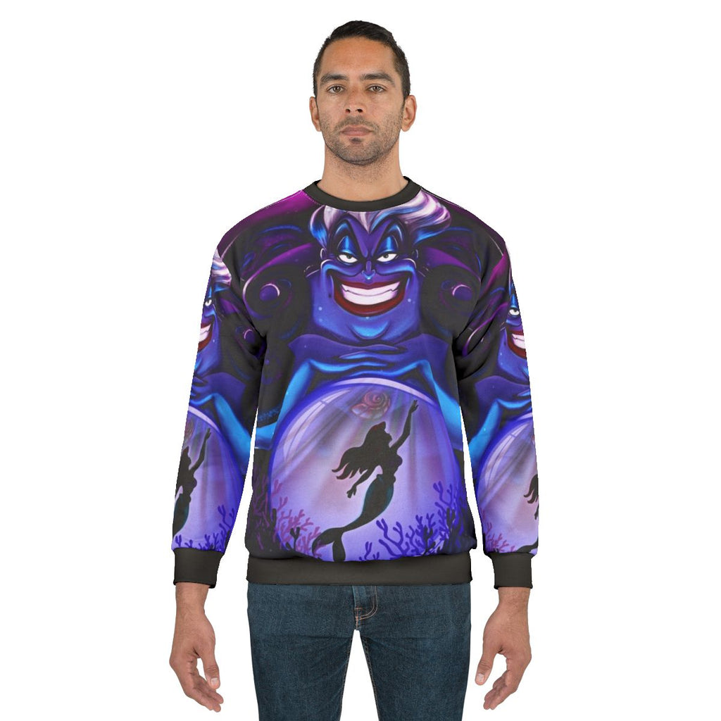 Ursula the Sea Witch from The Little Mermaid on a sweatshirt
