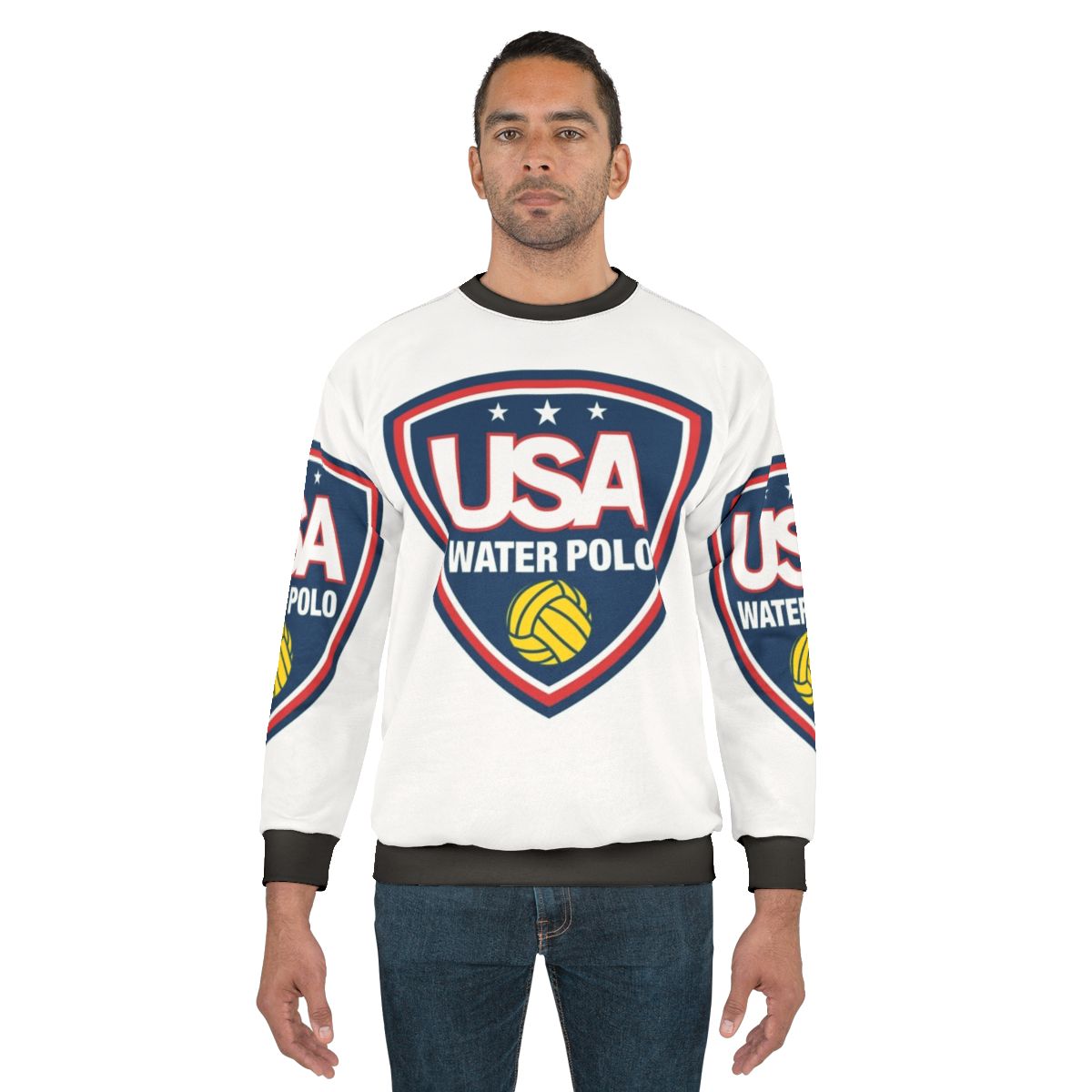 USA Water Polo Sweatshirt for Sports Fans