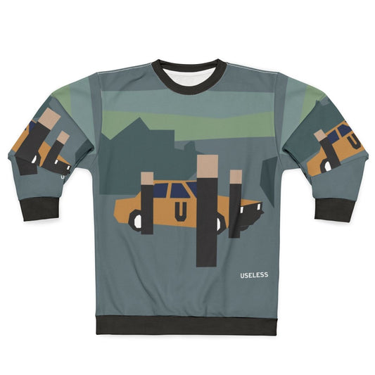 Useless Depeche Mode Inspired Minimalistic Black Sweatshirt