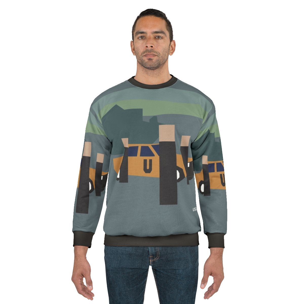 Useless Depeche Mode Inspired Minimalistic Black Sweatshirt