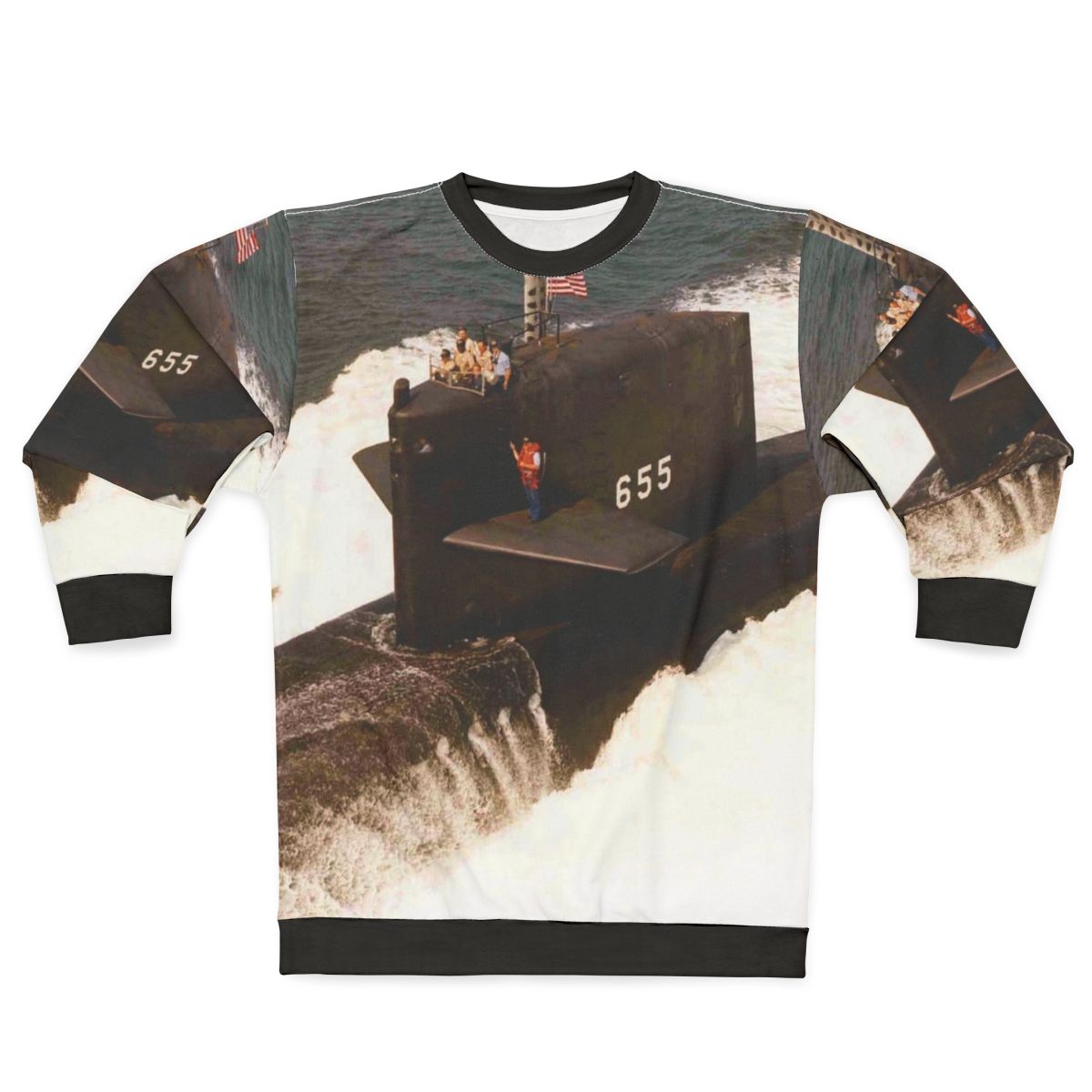 Navy USS Henry L. Stimson SSBN 655 Sweatshirt