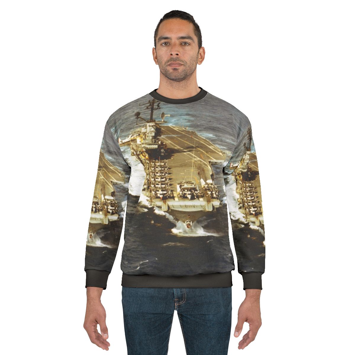 USS Intrepid CVA 11 Navy Sweatshirt