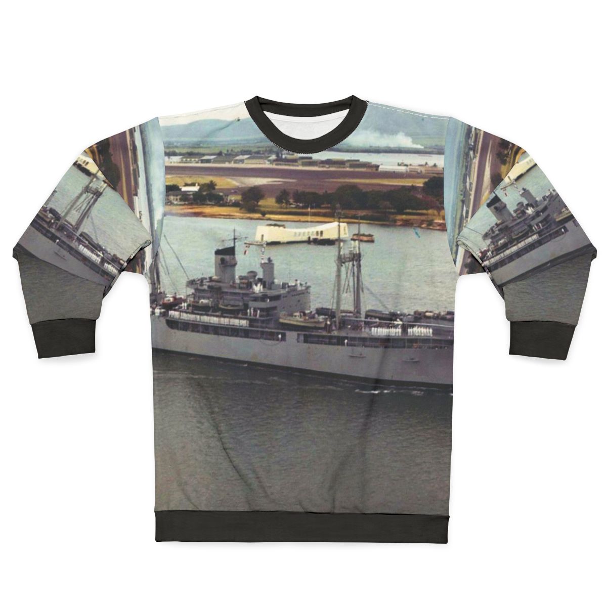 Vintage USS Isle Royale AD 29 Navy Destroyer Tender Sweatshirt