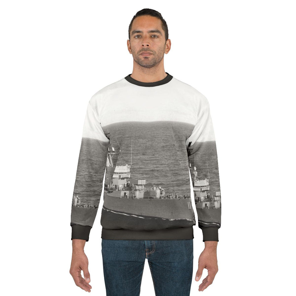 USS Mahan DLG 11 Navy Sweatshirt