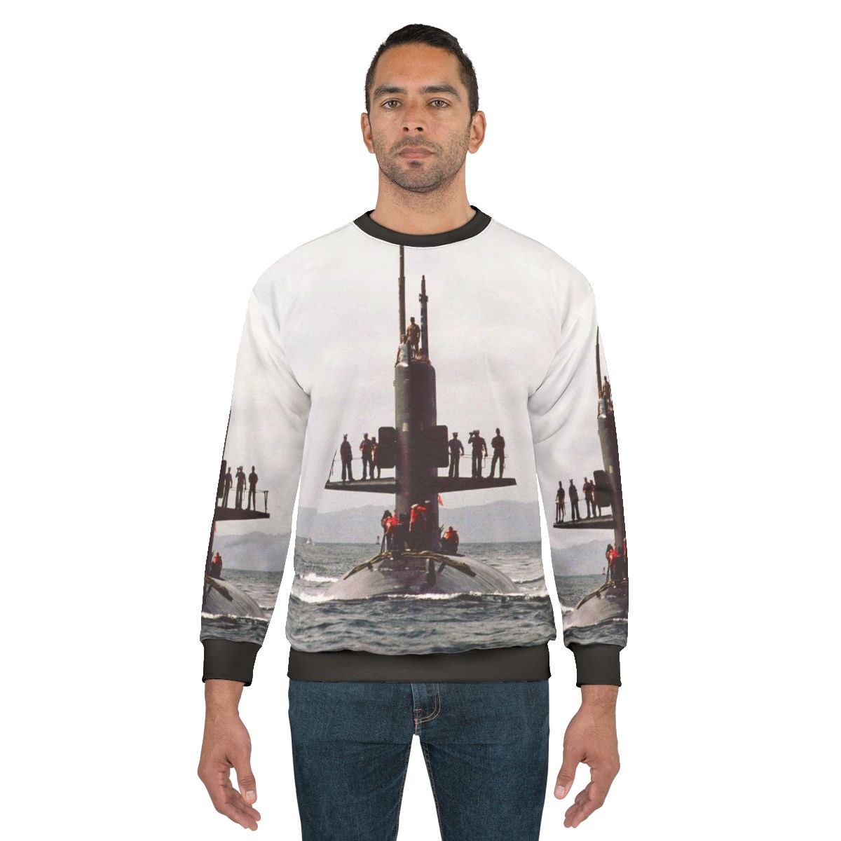 USS Scamp SSN 588 Navy Sweatshirt