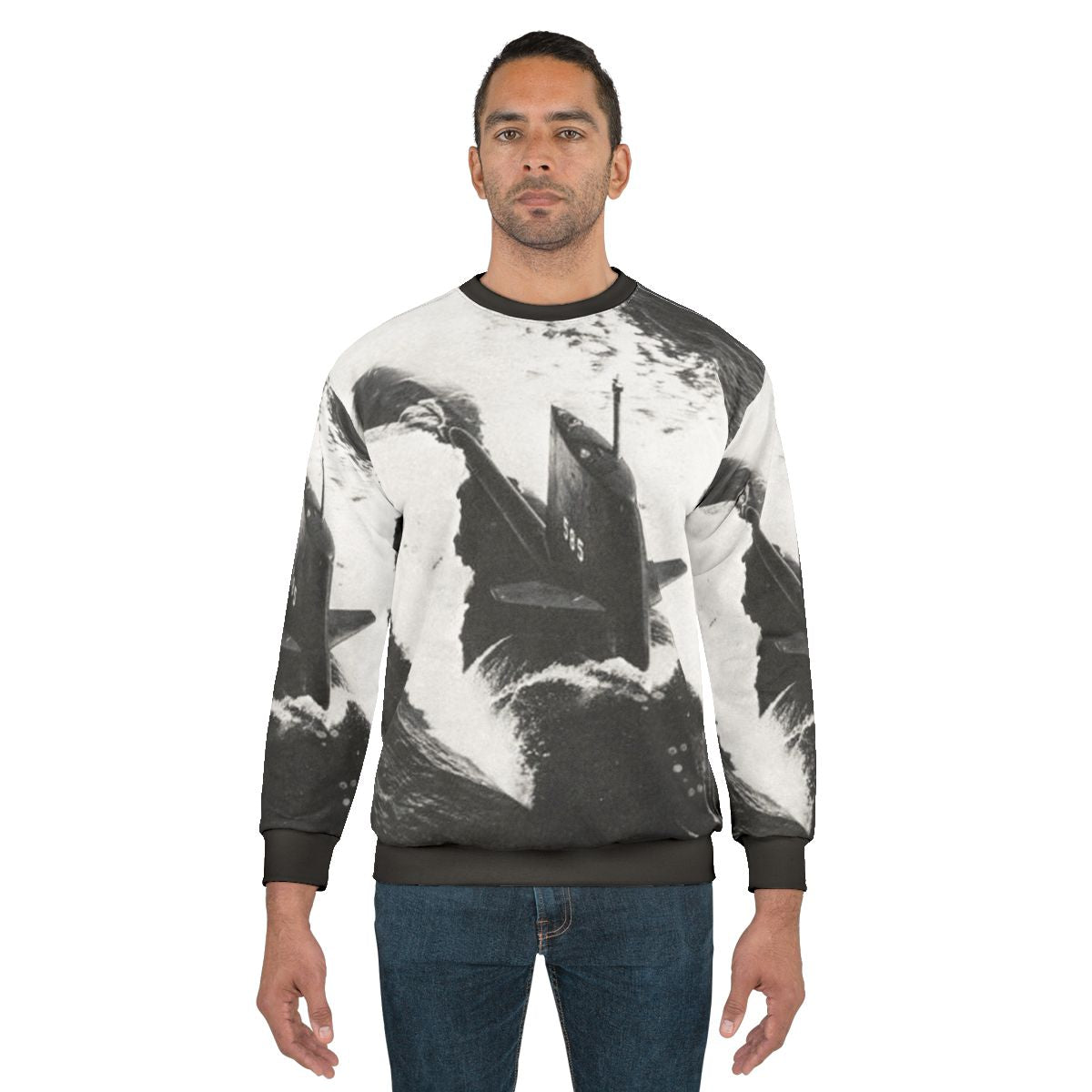 USS Skipjack SSN 585 Nuclear Submarine Navy Christmas Sweatshirt