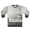 Navy Sweatshirt with USS Skylark ASR 20 Submarine Rescue Ship Design