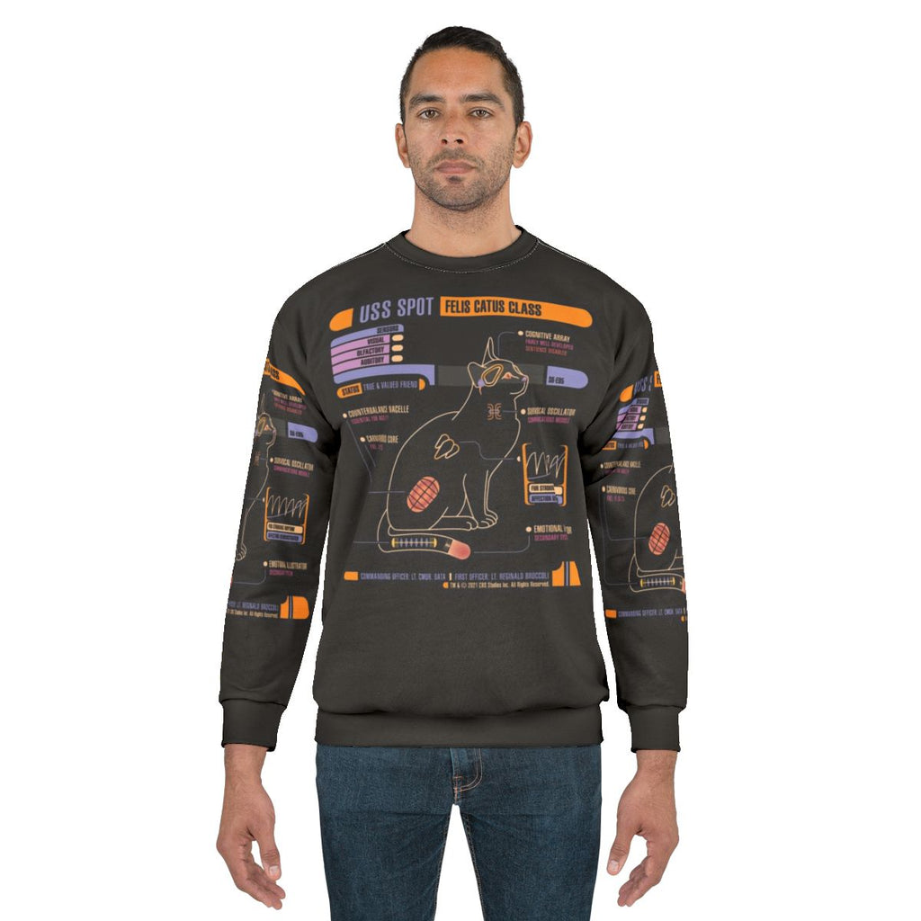 USS Spot Star Trek TNG Sweatshirt