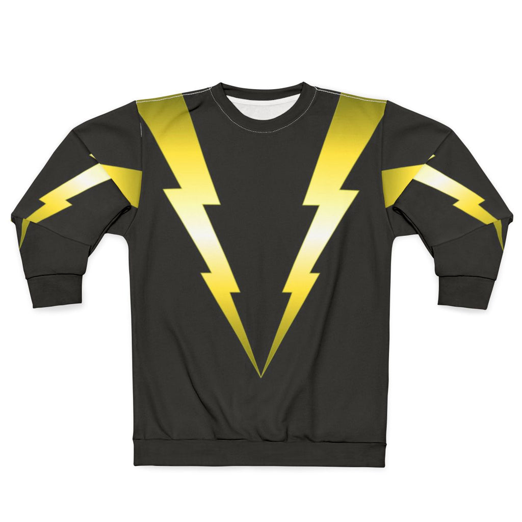 Lightning bolt sweatshirt with electric design
