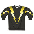 Lightning bolt sweatshirt with electric design