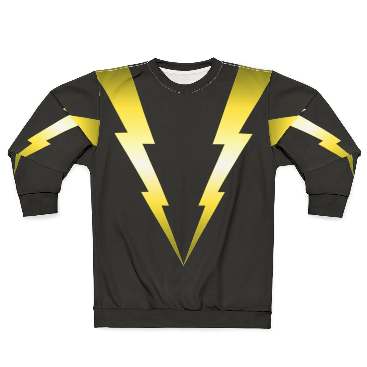 Lightning bolt sweatshirt with electric design