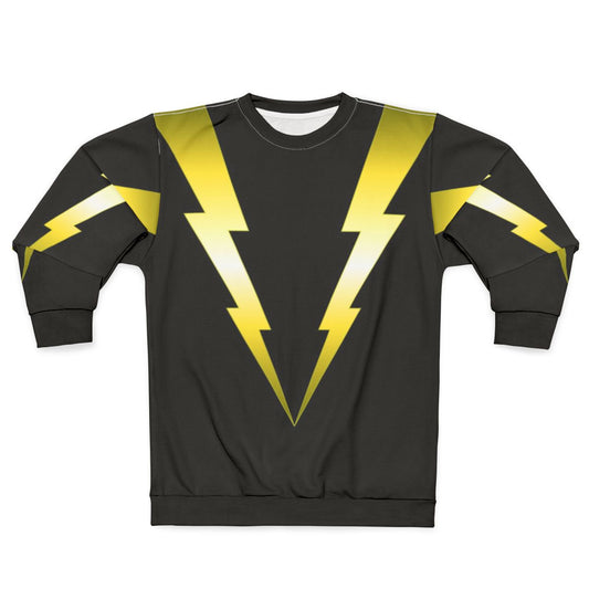 Lightning bolt sweatshirt with electric design