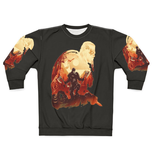 Valhalla Adventure Sweatshirt featuring Eivor from Assassins Creed Valhalla